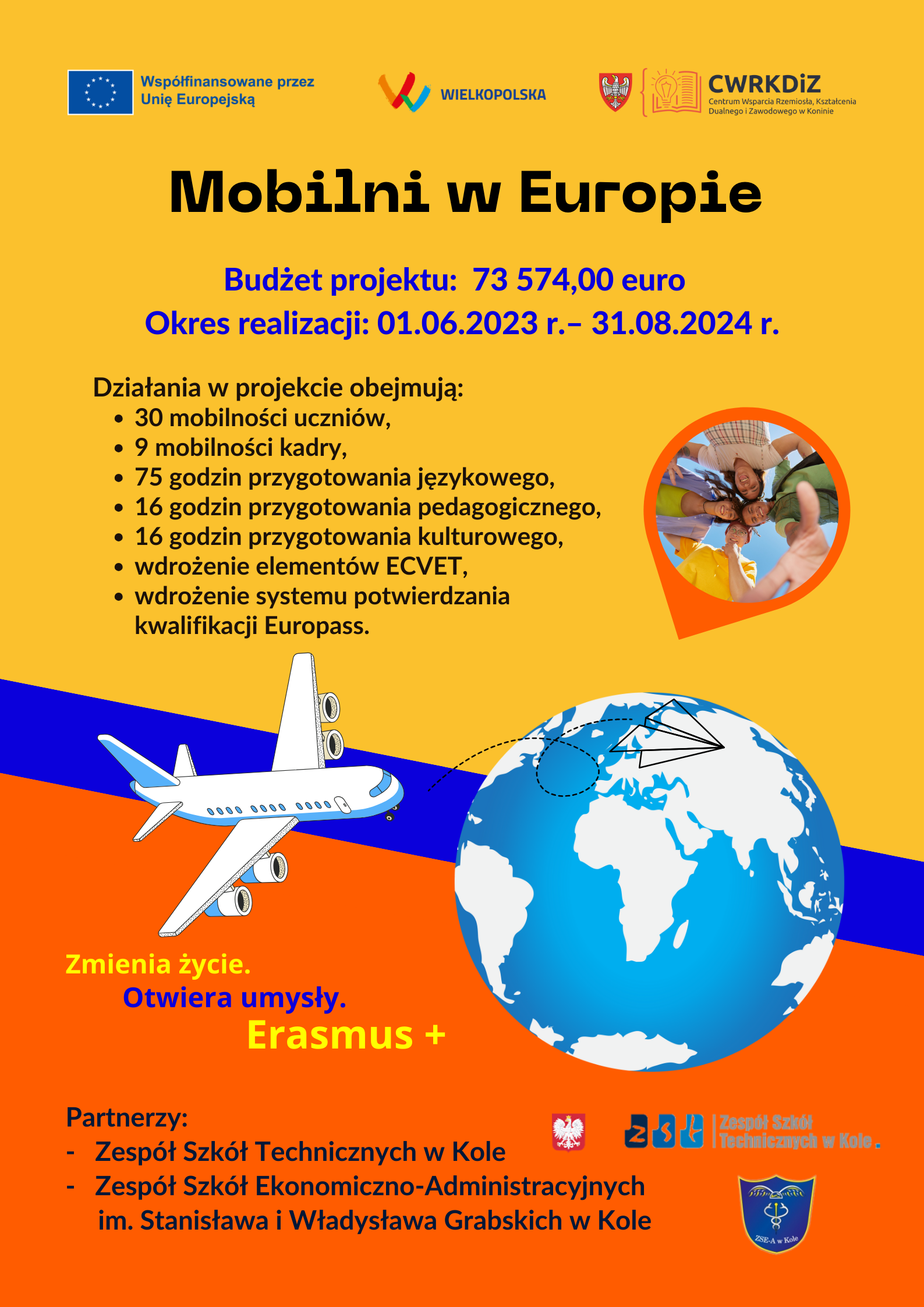 Plakat MOBILNI W EUROPIE