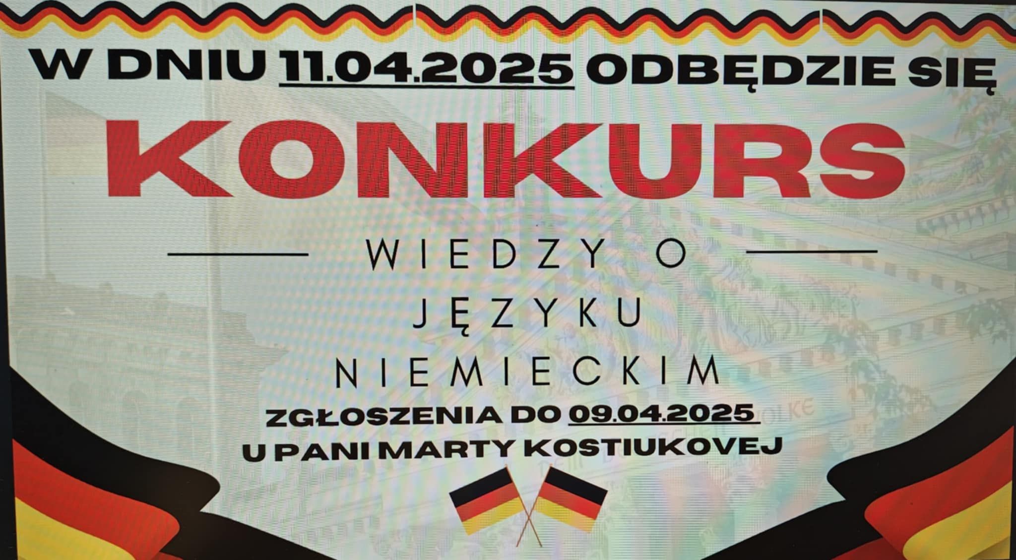 Konkurs z niemieckiego