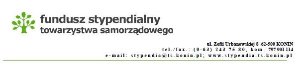 fundusz stypendialny 2022