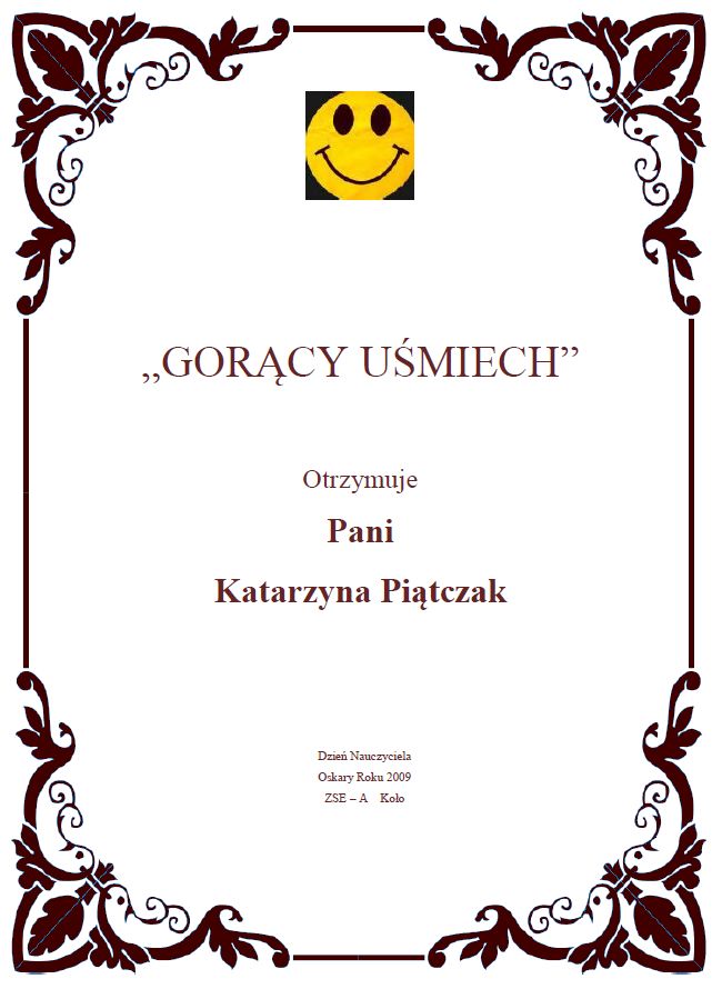 goracy usmiech