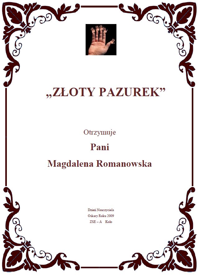 zloty pazurek